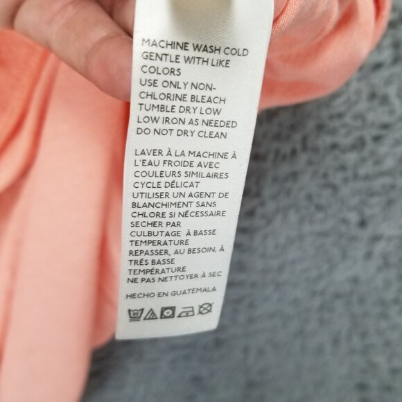 Free People Top Womens Small Coral Pink FP Movement Short Sleeve Tee - Picture 4 of 11